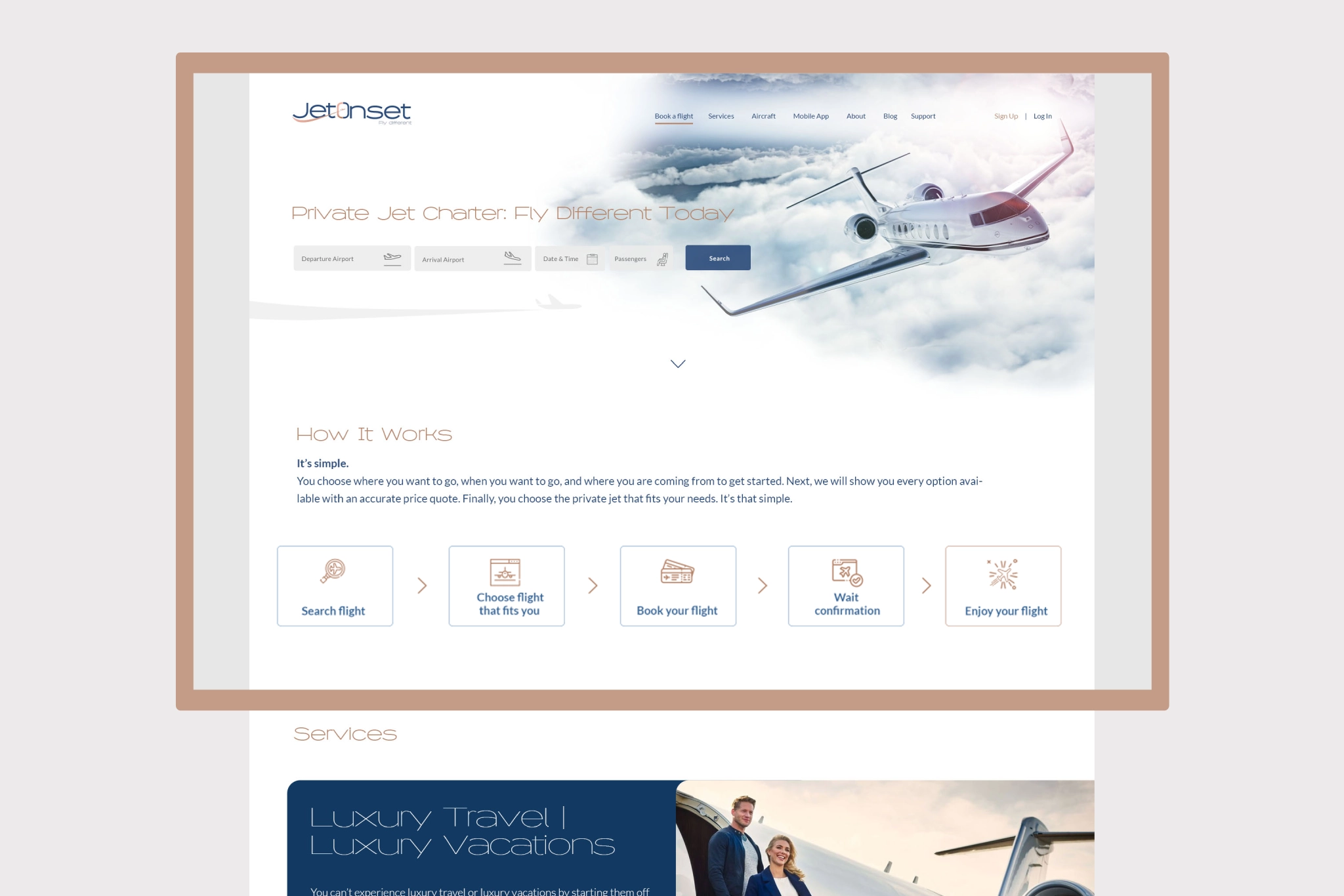 JetOnSet_Web_UI JetOnSet Web UI design
